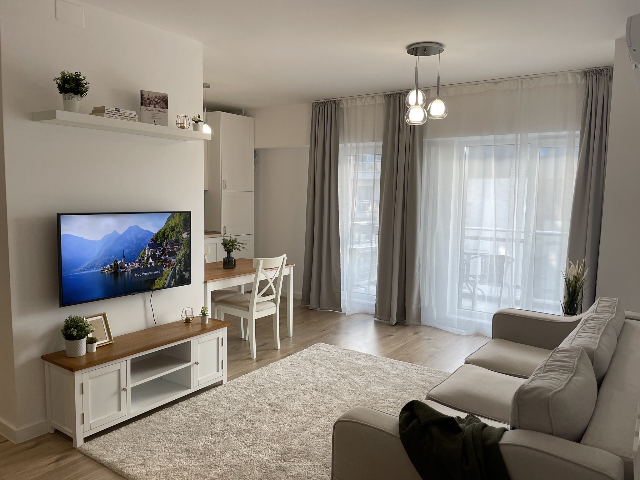 Unit B living room